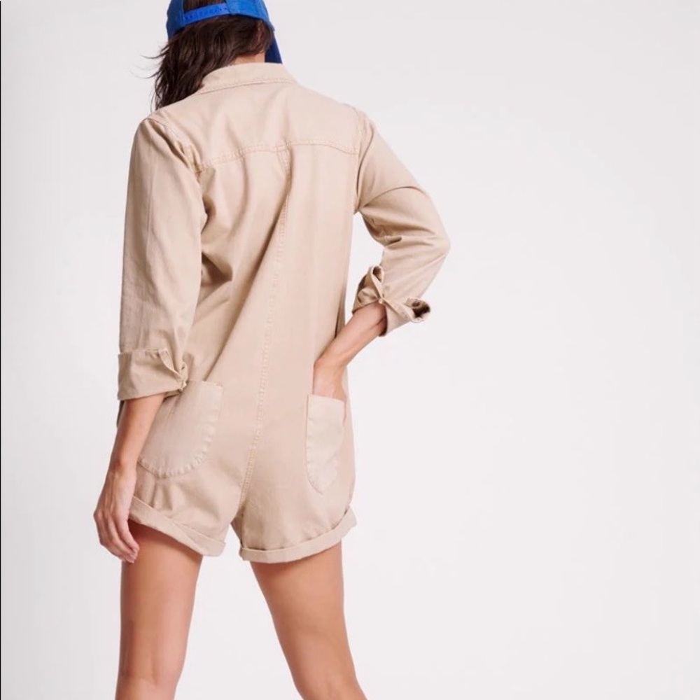One Teaspoon- Canvas Prophecy Jumpsuit - Picture 5 of 6